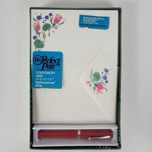 The Perfect Pair Stationery and Sheaffer Set with NoNonsense‎ Ballpoint Pen NEW